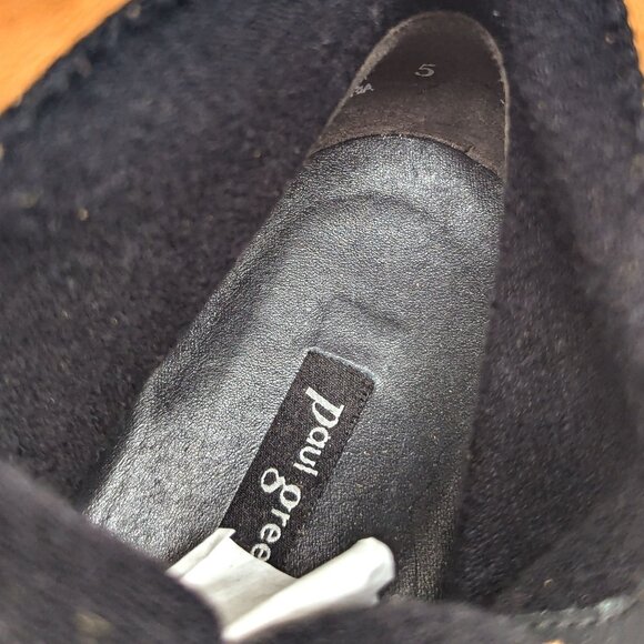 Paul Green Women Brown Leather Lace-up Festival Combat Boots size 7.5US AUS 5 - Picture 10 of 10